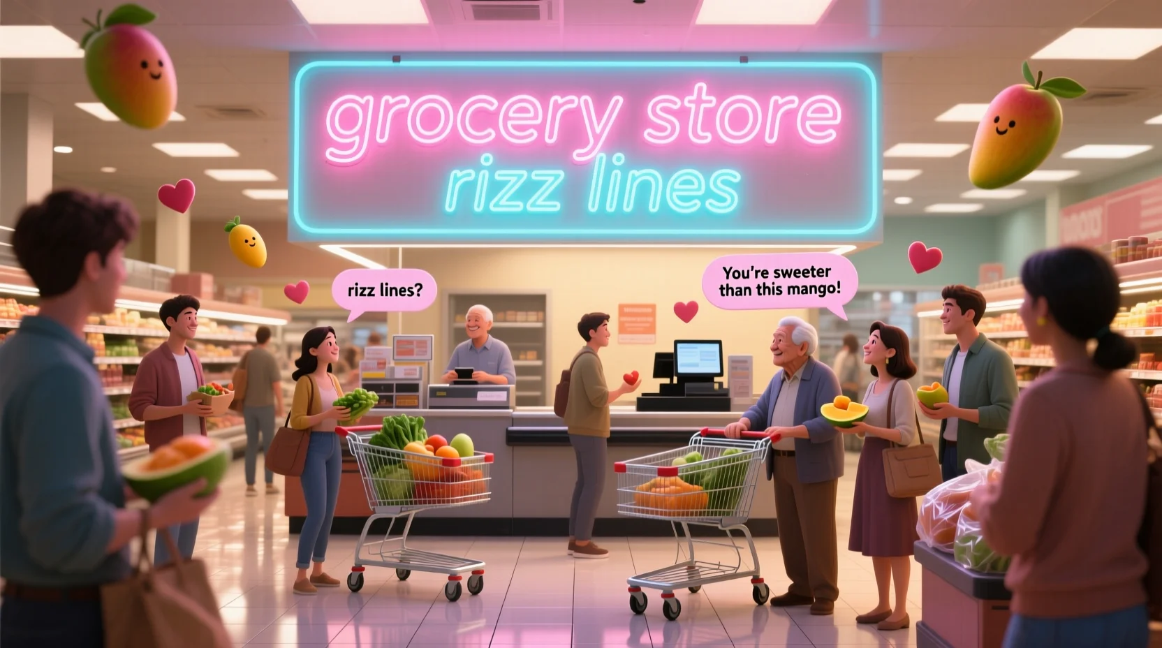 grocery store rizz lines