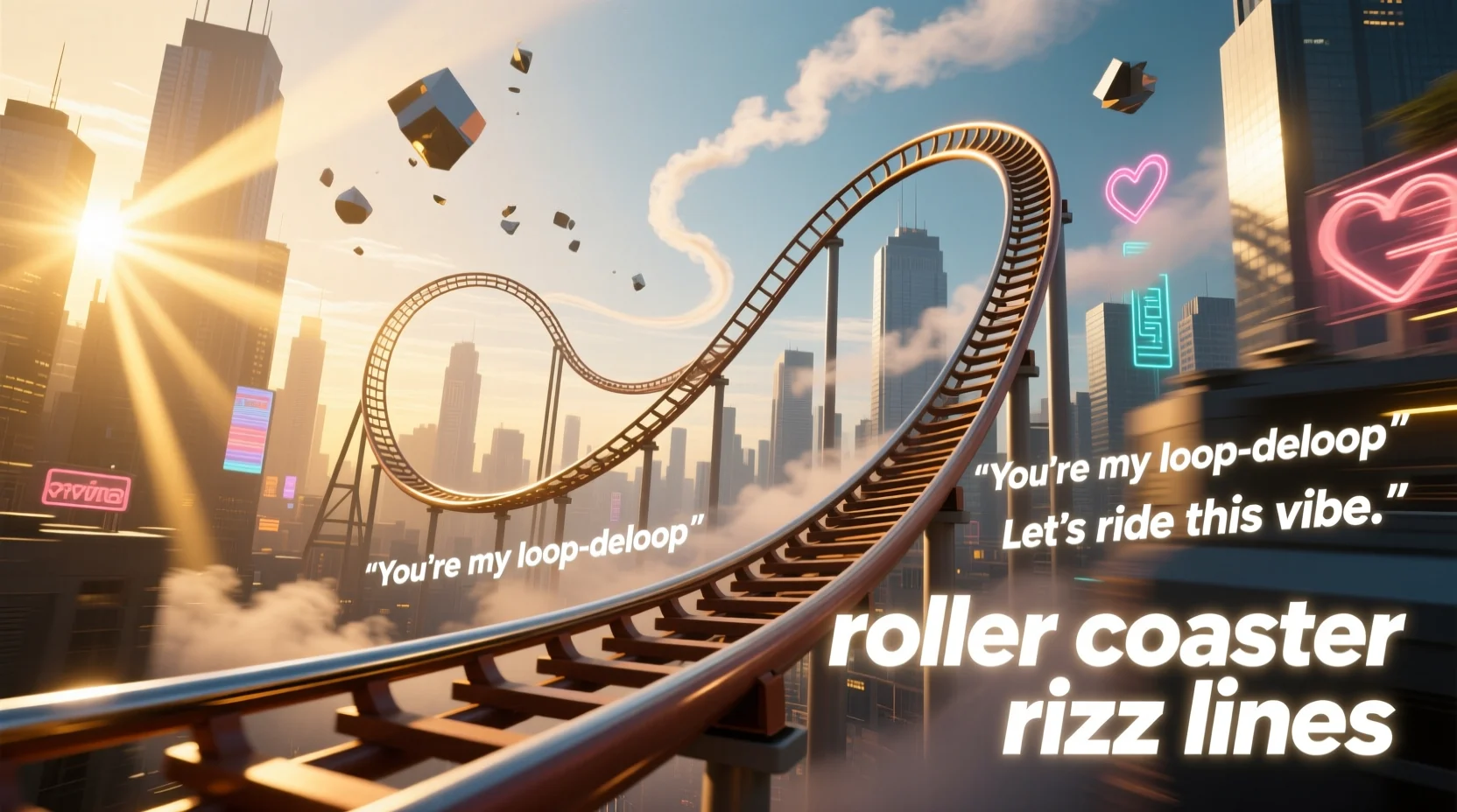 roller coaster rizz lines