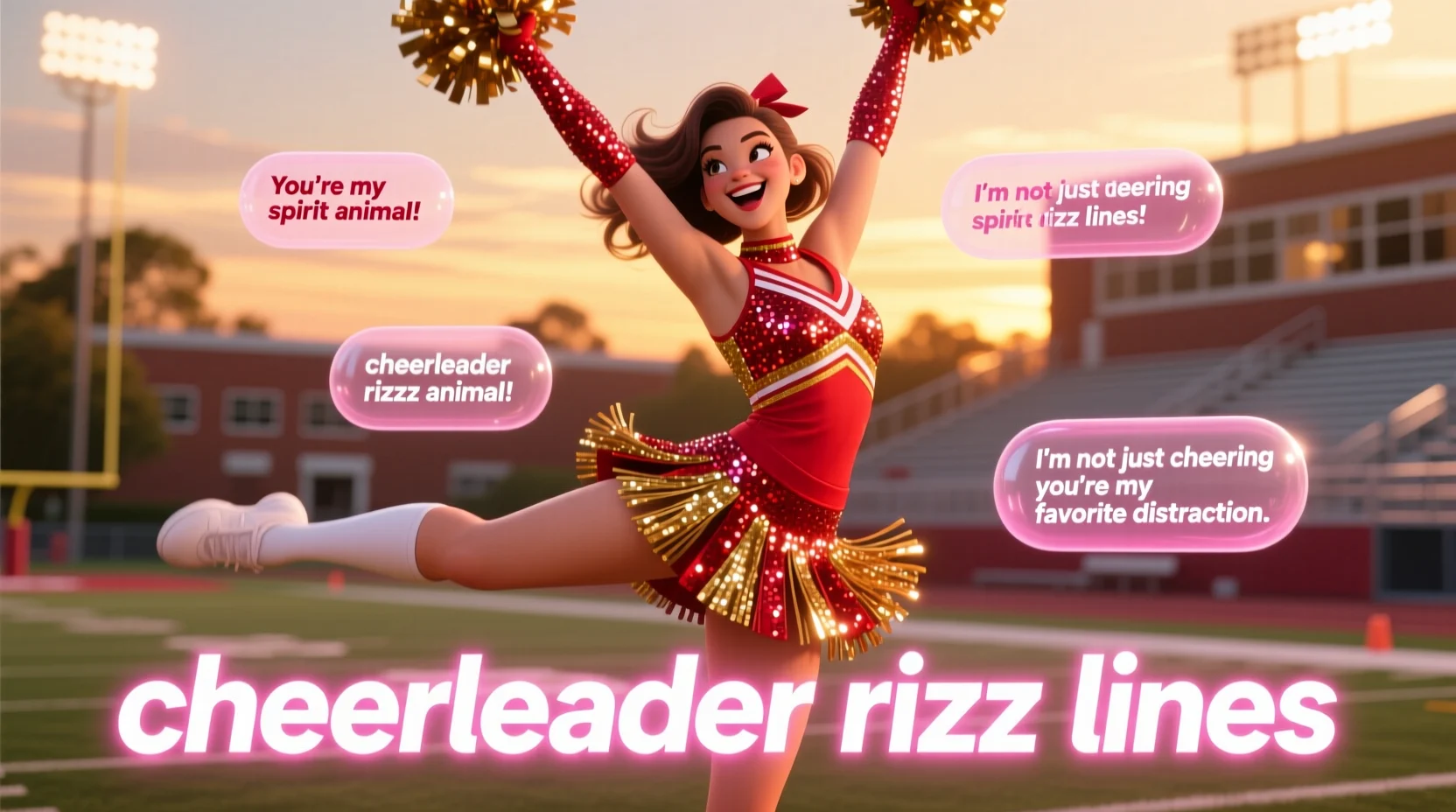 cheerleader rizz lines