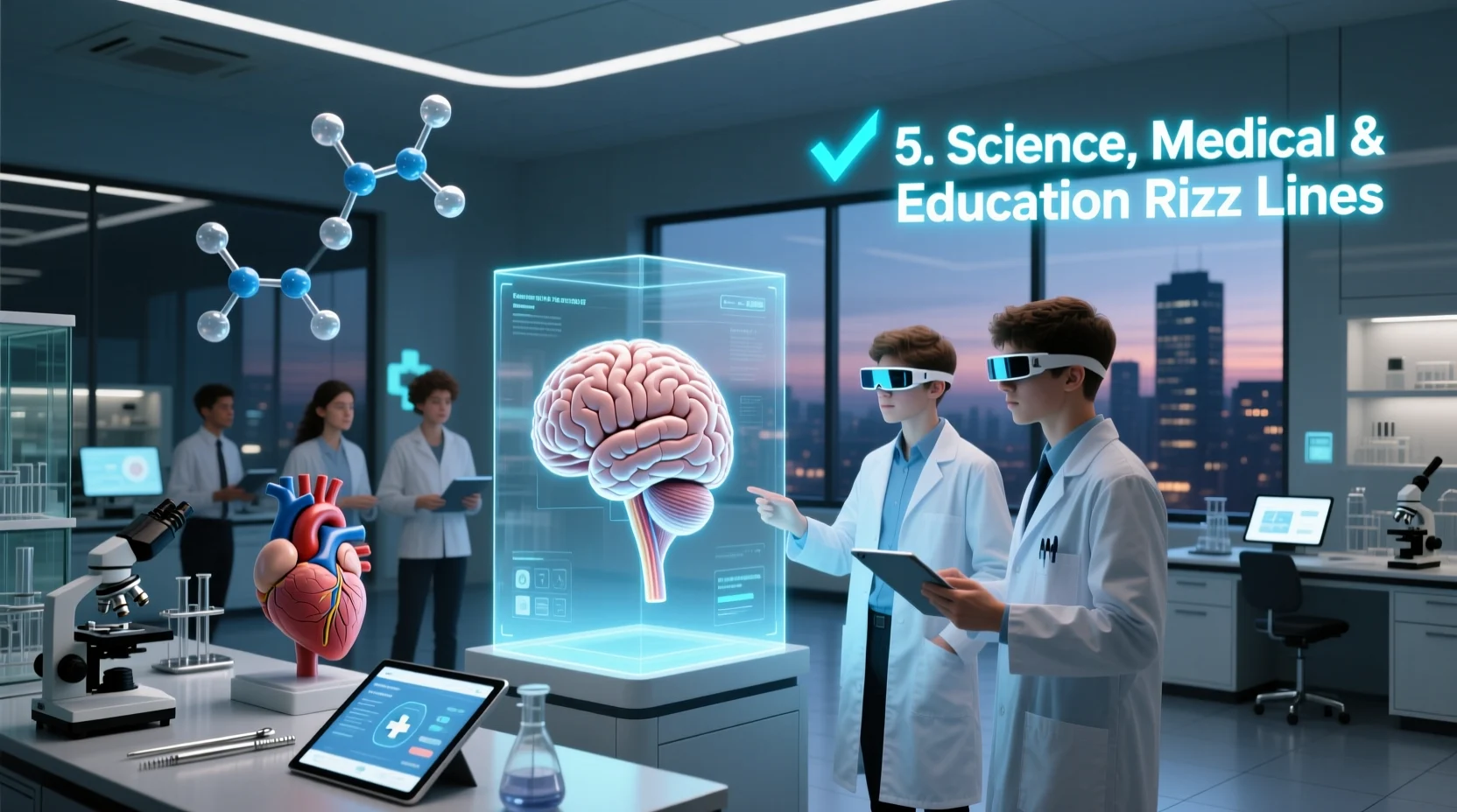 ✅ 5. Science, Medical & Education Rizz Lines