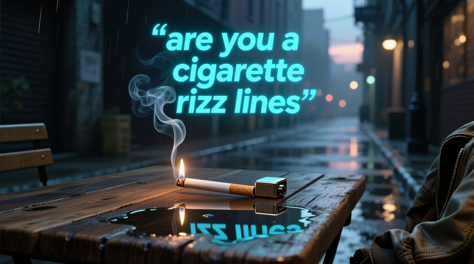 are you a cigarette rizz lines