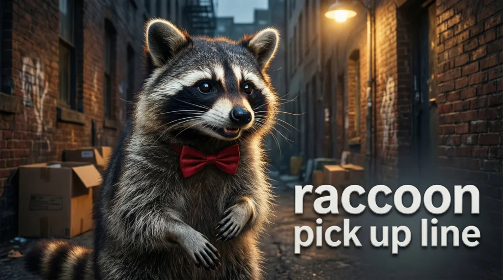 raccoon pick up line