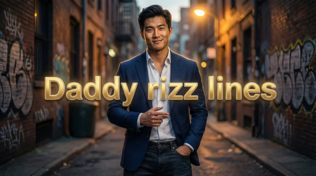 Daddy rizz lines to say to a girl