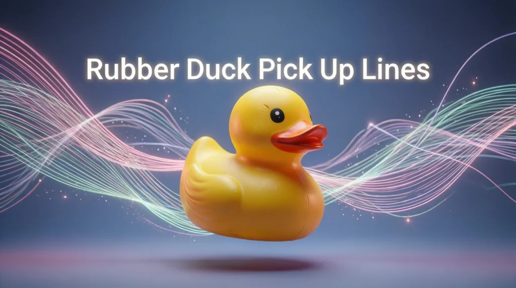 Rubber duck pick up Lines