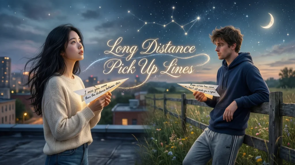 Long Distance Pick up Lines