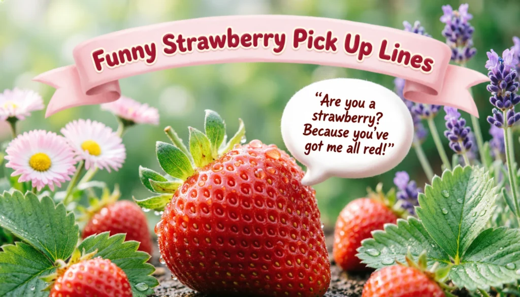 Funny Strawberry Pick Up Lines