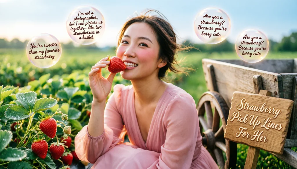 Strawberry Pick Up Lines For Her