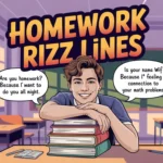 homework rizz lines