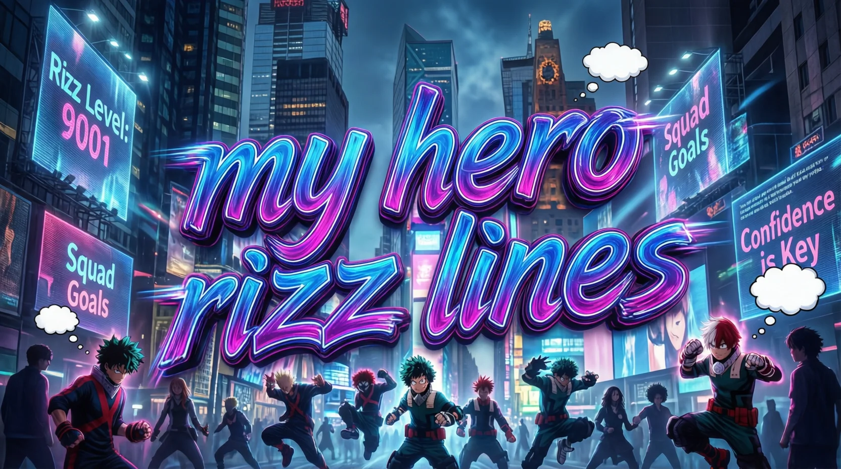 my hero academia rizz lines