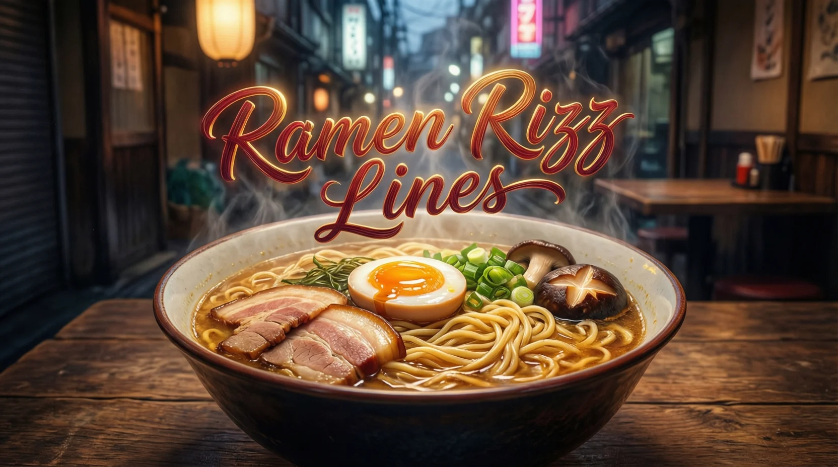 👉 “Ramen Rizz Lines”