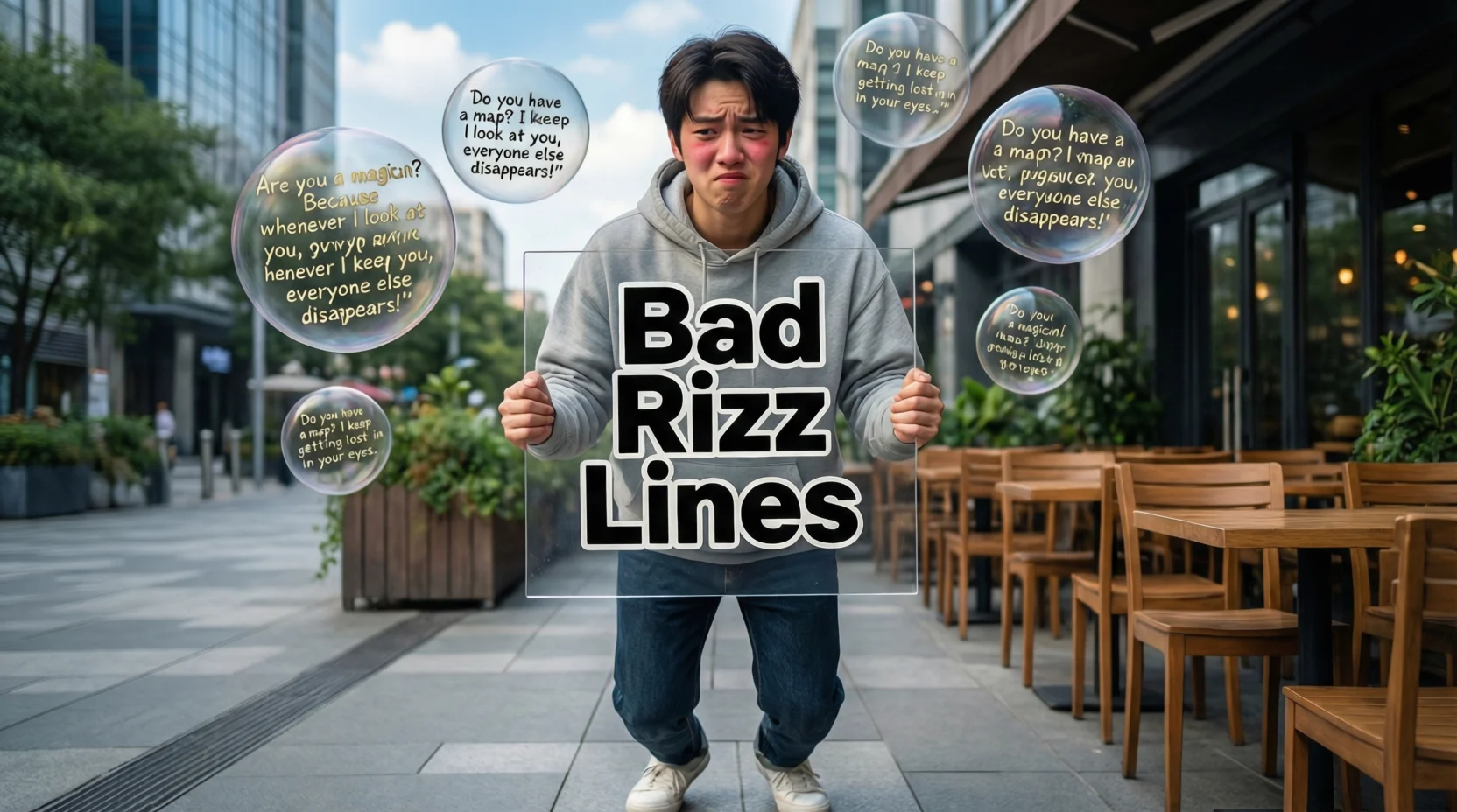 bad rizz lines to say to a girl
