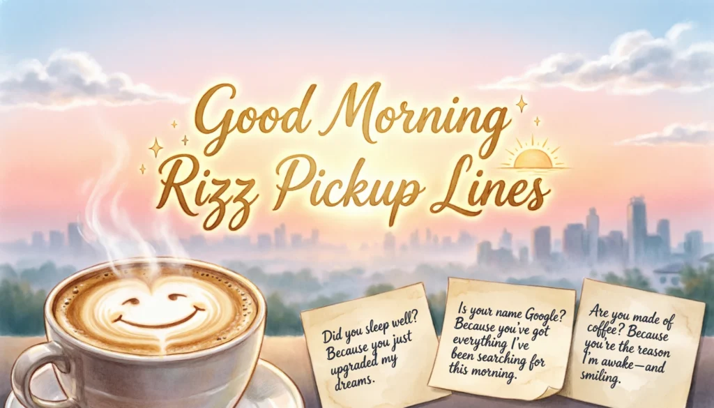 Good Morning Rizz Pickup Lines